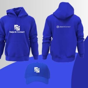 Naija UK Connect Hoodie - Blue Color