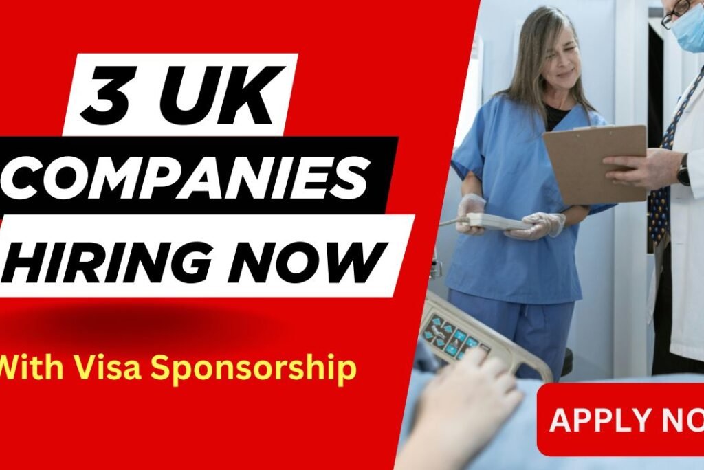 BEST JOBS IN THE UK WITH VISA SPONSORSHIP ~ APPLY NOW