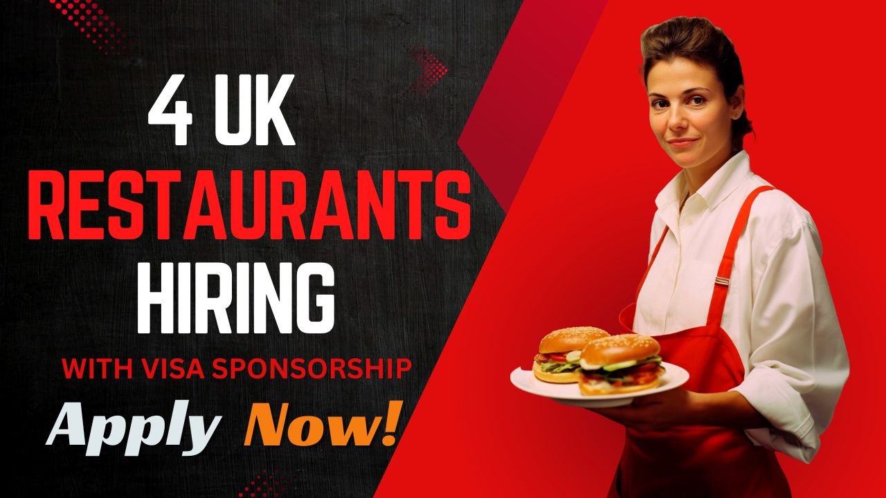 UK Restaurant Jobs Near Me ~ Apply Now
