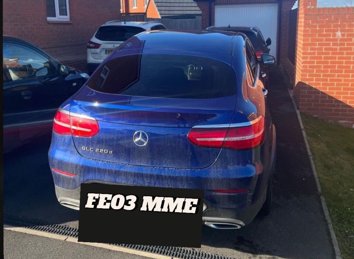 🚨 Stolen Vehicle Alert: Metallic Blue Mercedes Benz with the registration FE03 MME