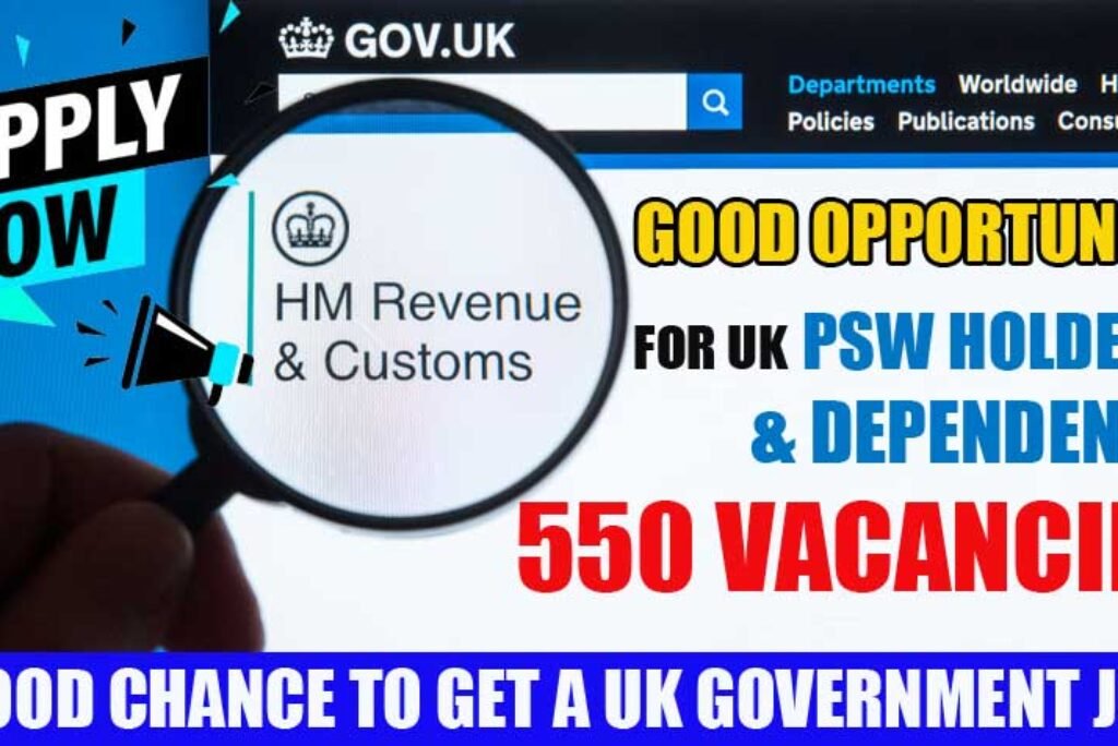 UK Government Jobs with Visa Opportunities | Over 550 Vacancies!