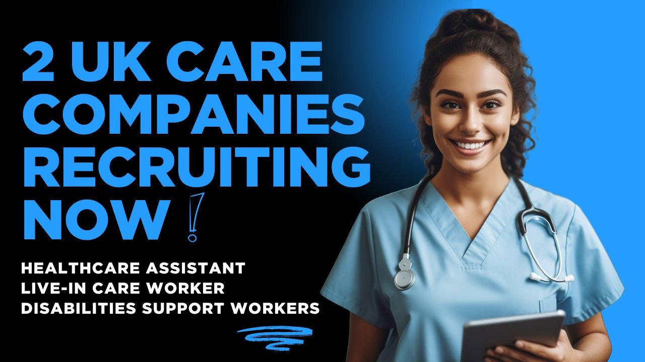 Healthcare Assistant Jobs: Two UK Care Companies Hiring Now