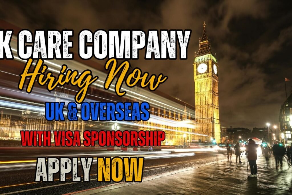 Exciting Job Opportunity for Nigerians in the UK & Overseas: Hartin & Lee Healthcare is Recruiting!