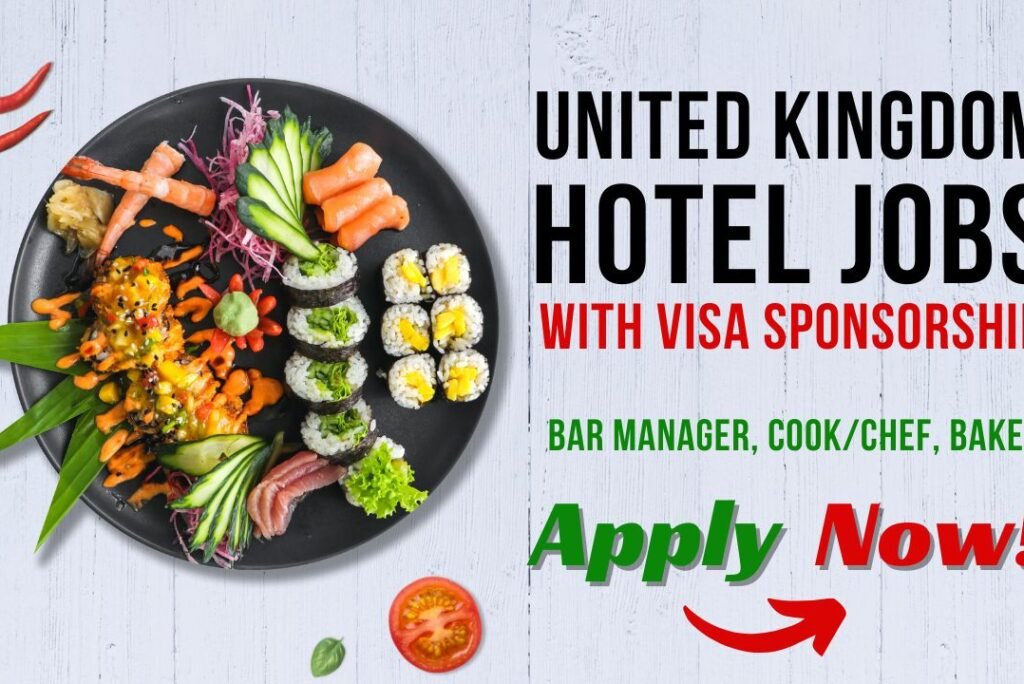 UK Hotel Jobs with Visa Sponsorship for Nigerians in the UK