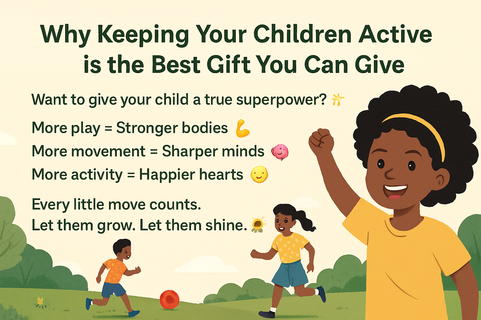 Why Keeping Your Children Active is the Best Gift You Can Give – Especially as a Naija Parent in the UK