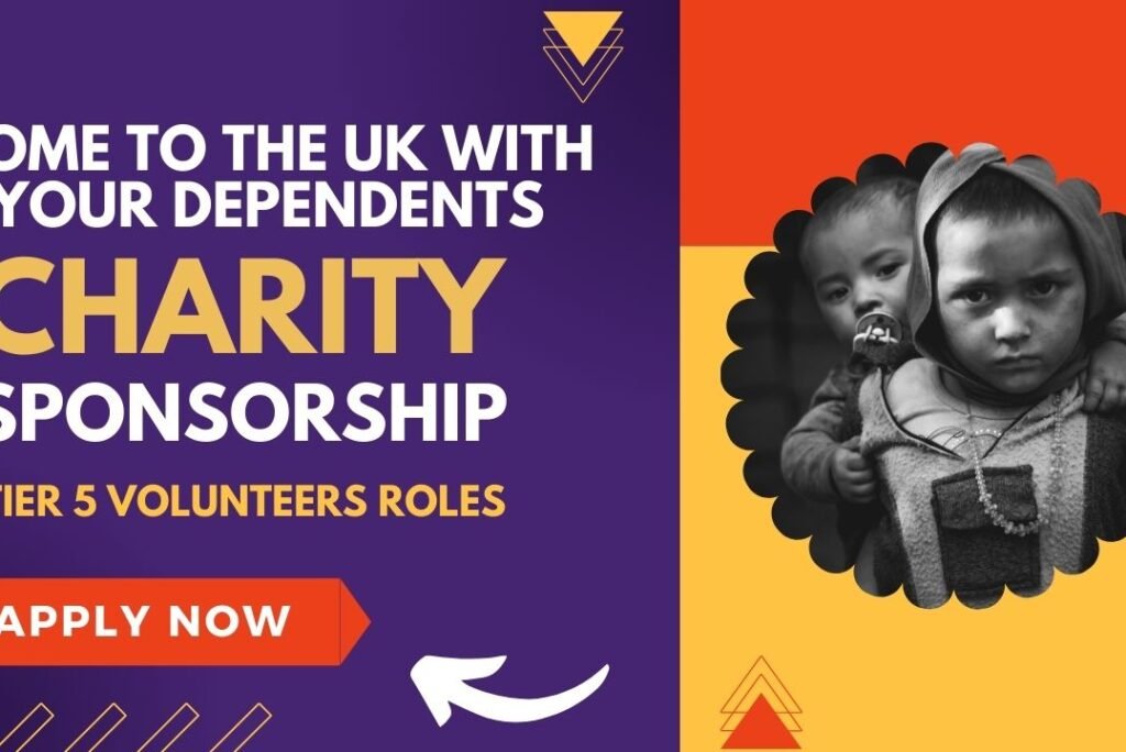 TIER 5 CHARITY VISA SPONSORSHIP VOLUNTEER ROLES – Naija UK Connect