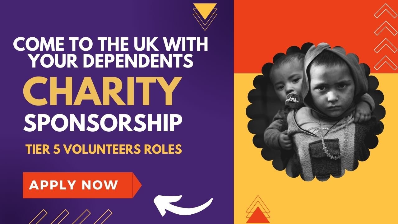 TIER 5 CHARITY VISA SPONSORSHIP VOLUNTEER ROLES – Naija UK Connect