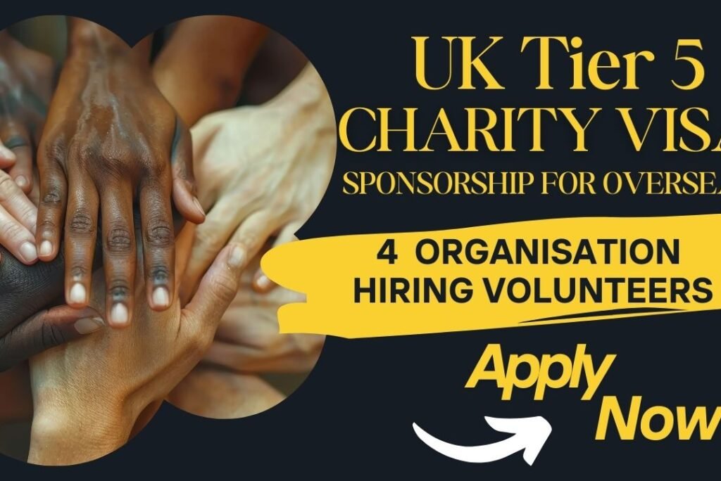 4 UK Charity Organisations Currently Recruiting Volunteers – Nigerians in the UK, This is for You!