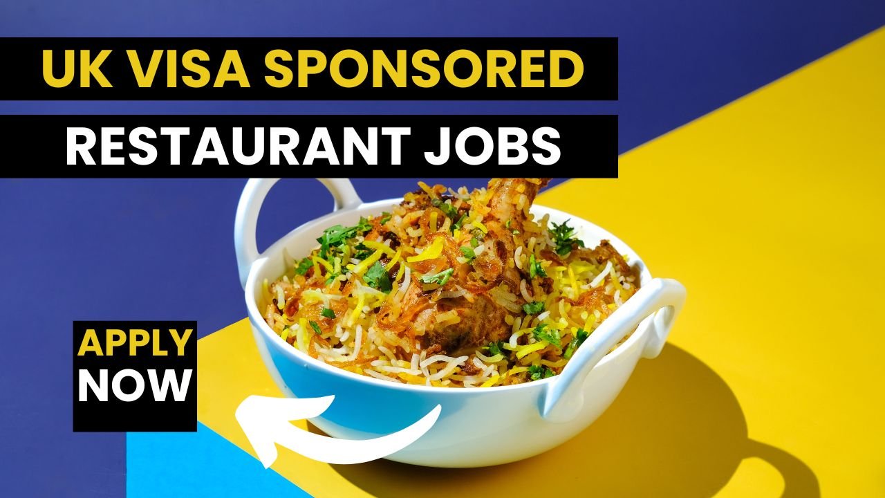UK Visa Sponsored Restaurant Jobs – Nigerians in the UK, Apply Now!