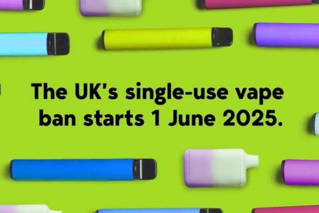Single-Use Vapes Banned in the UK from 1 June 2025