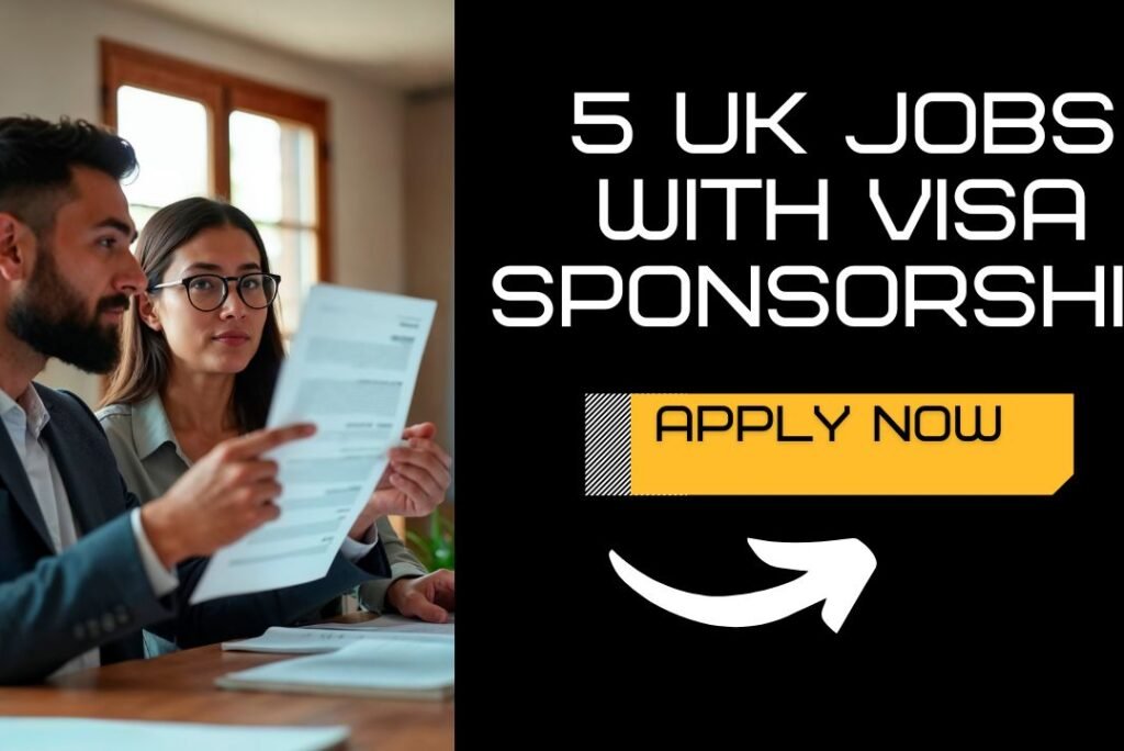 Five Latest UK Visa Sponsorship Jobs for Naijas — Apply Now!