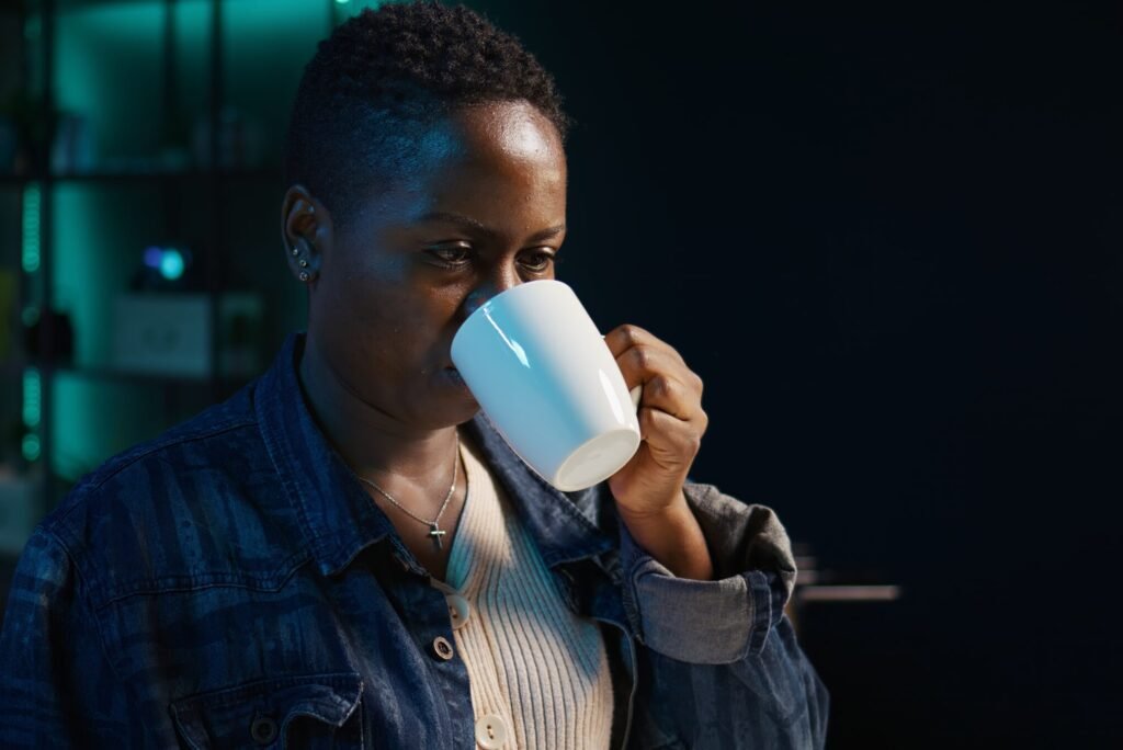 What Caffeine Does to Your Blood Pressure – Especially for Nigerians on UK Night Shifts ☕🌙💤