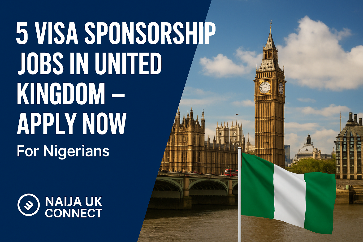 Visa Sponsorship Jobs in the UK for Nigerians – Apply Now
