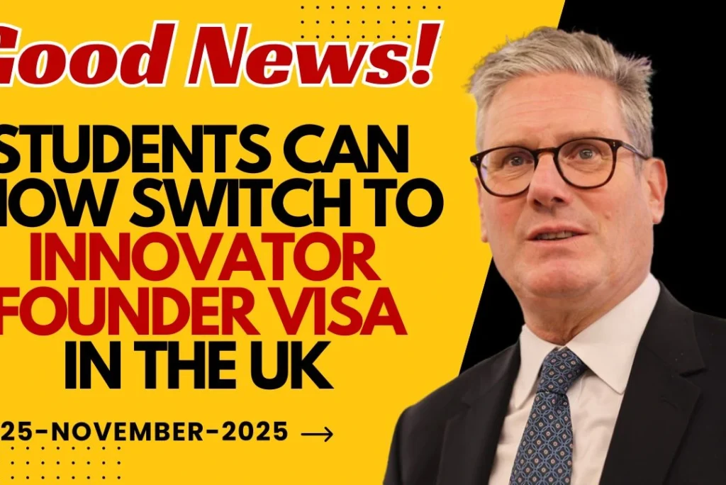 You Can Now Switch to the Innovator Founder Visa Without Leaving the UK (Effective Nov 25)