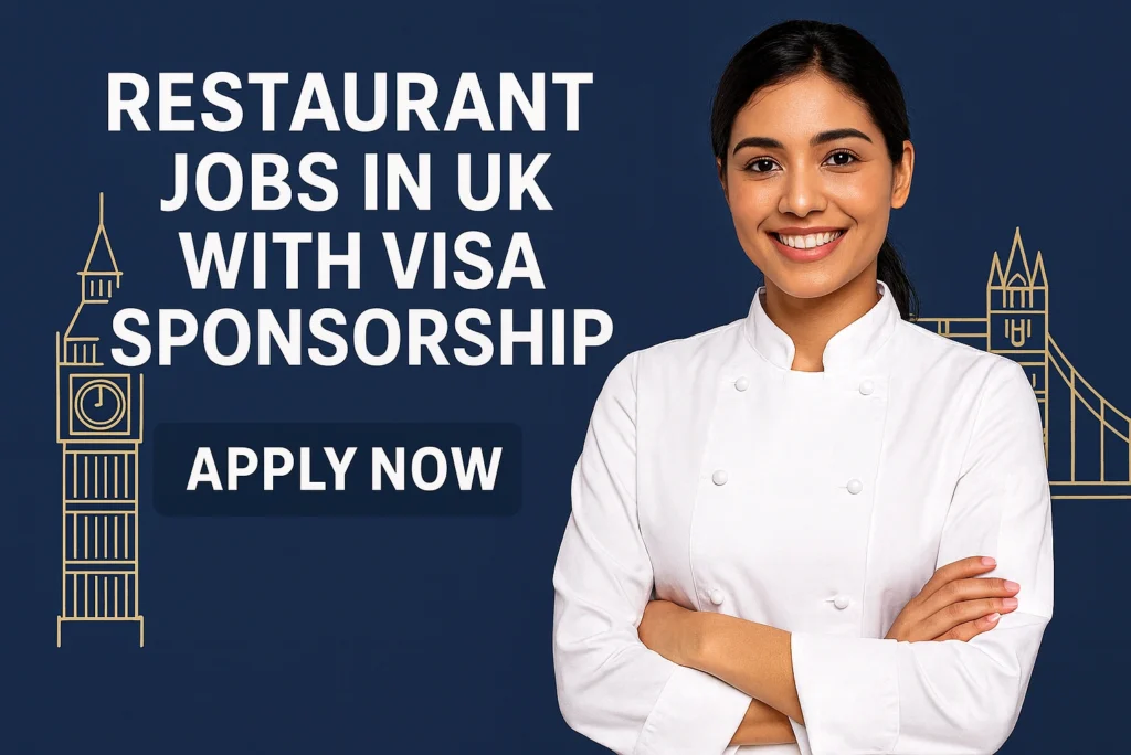🇬🇧 Restaurant Jobs in the UK with Visa Sponsorship (2025)