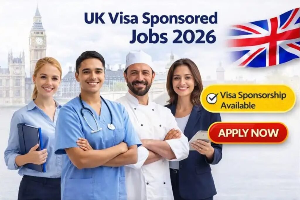 UK Visa Sponsored Jobs 2026 – Latest Opportunities with Work Visa Support