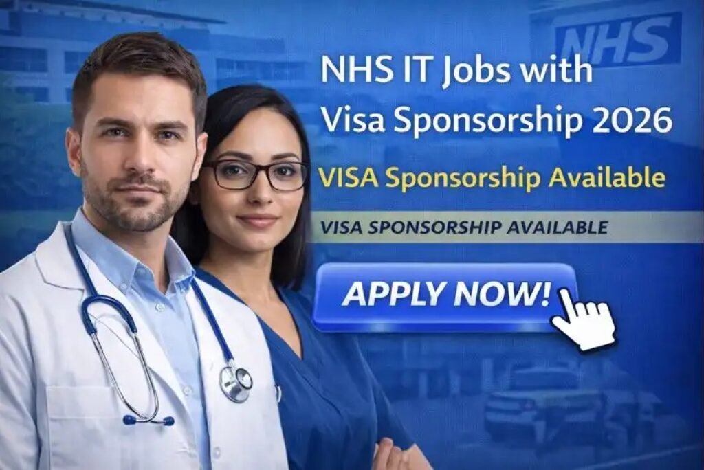 NHS IT Jobs with Visa Sponsorship 2026 – Apply Now (UK)
