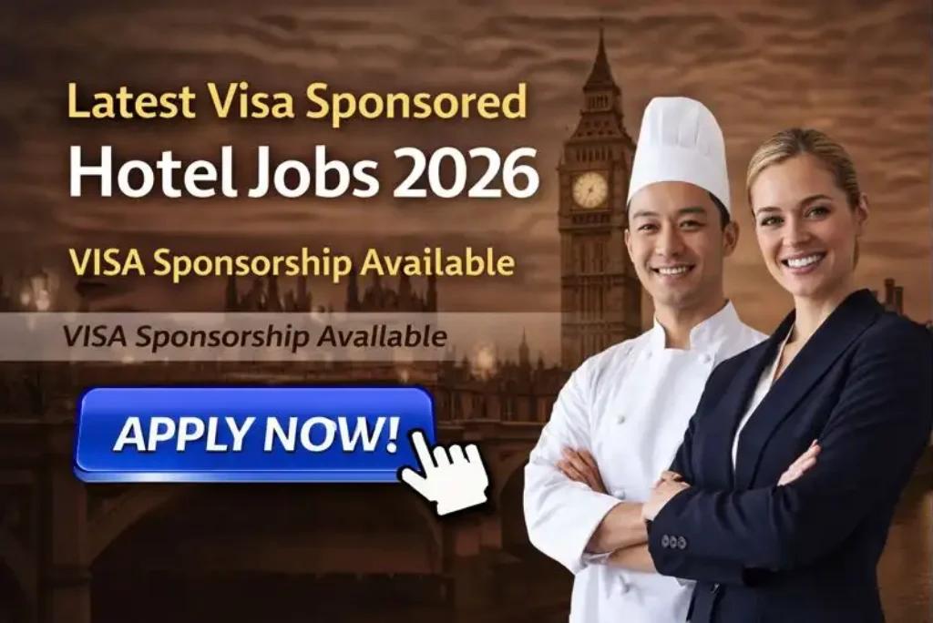 Latest Visa Sponsored Hotel Jobs 2026 – Hospitality Roles for Nigerians in the UK