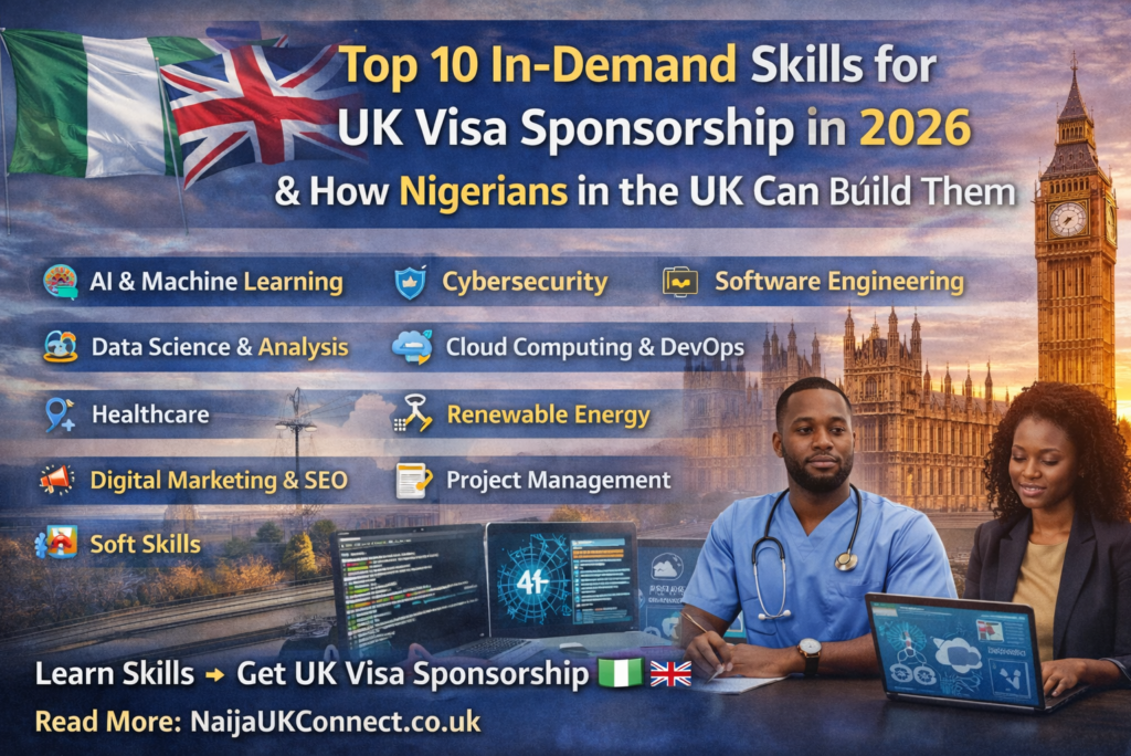 Top 10 In-Demand Skills for UK Visa Sponsorship in 2026 (And How Nigerians in the UK Can Build Them)