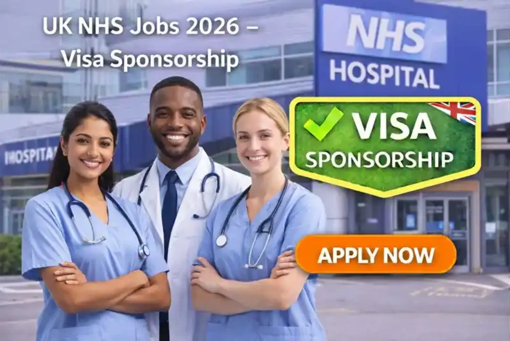 UK NHS Vacancies with Sponsorship 2026 – Healthcare & Tech Roles Nigerians Can Apply For