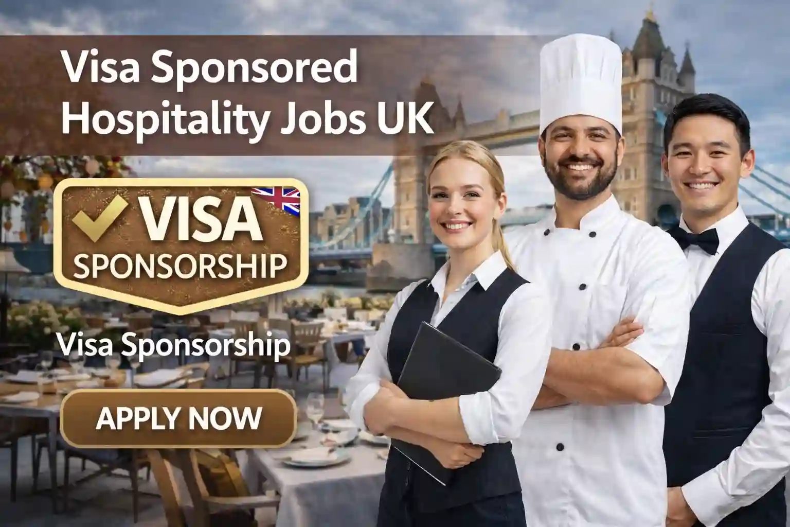 Visa Sponsored Hospitality Jobs in the UK (2026) – High-Paying Roles for Nigerians