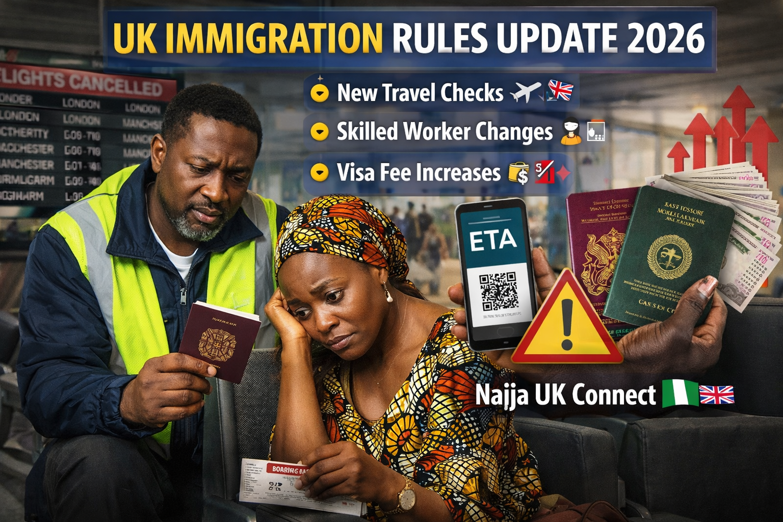 UK Immigration Rules Update 2026: Travel Checks, Skilled Worker Changes & Visa Fee Increases