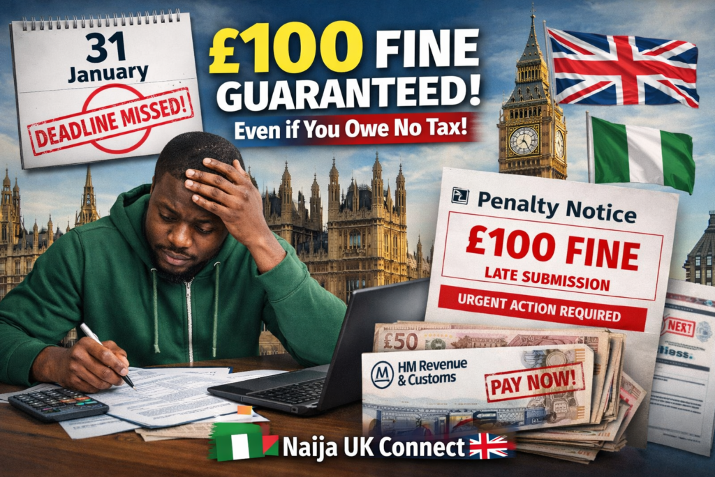 £100 Fine Even If You Owe No Tax: Nearly 1 Million Miss UK Self-Assessment Deadline