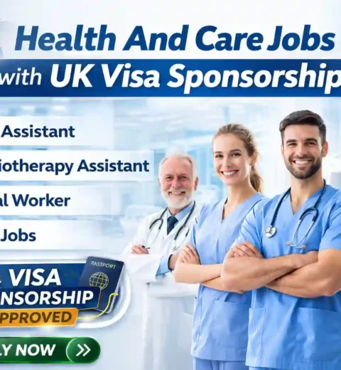 Certificate of Sponsorship (CoS) Jobs 2026: High-Demand UK Visa Sponsorship Opportunities