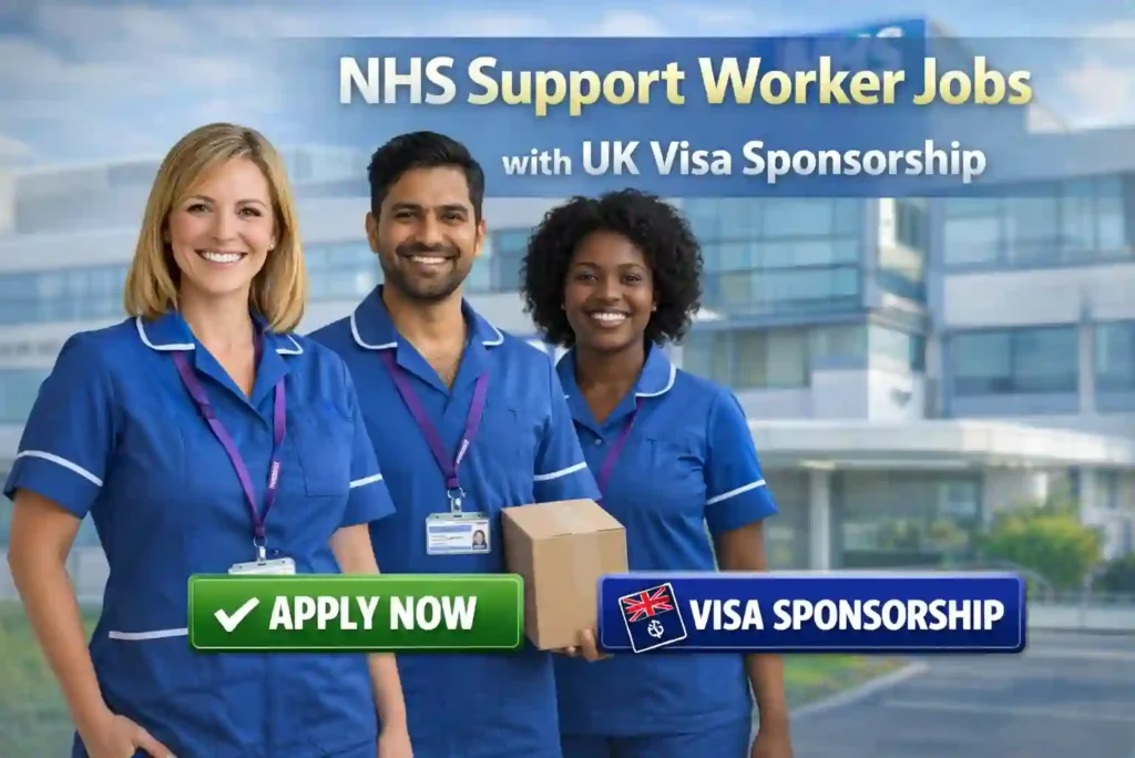 NHS Support Worker Jobs in the UK – Latest Visa Sponsorship Opportunities for 2026