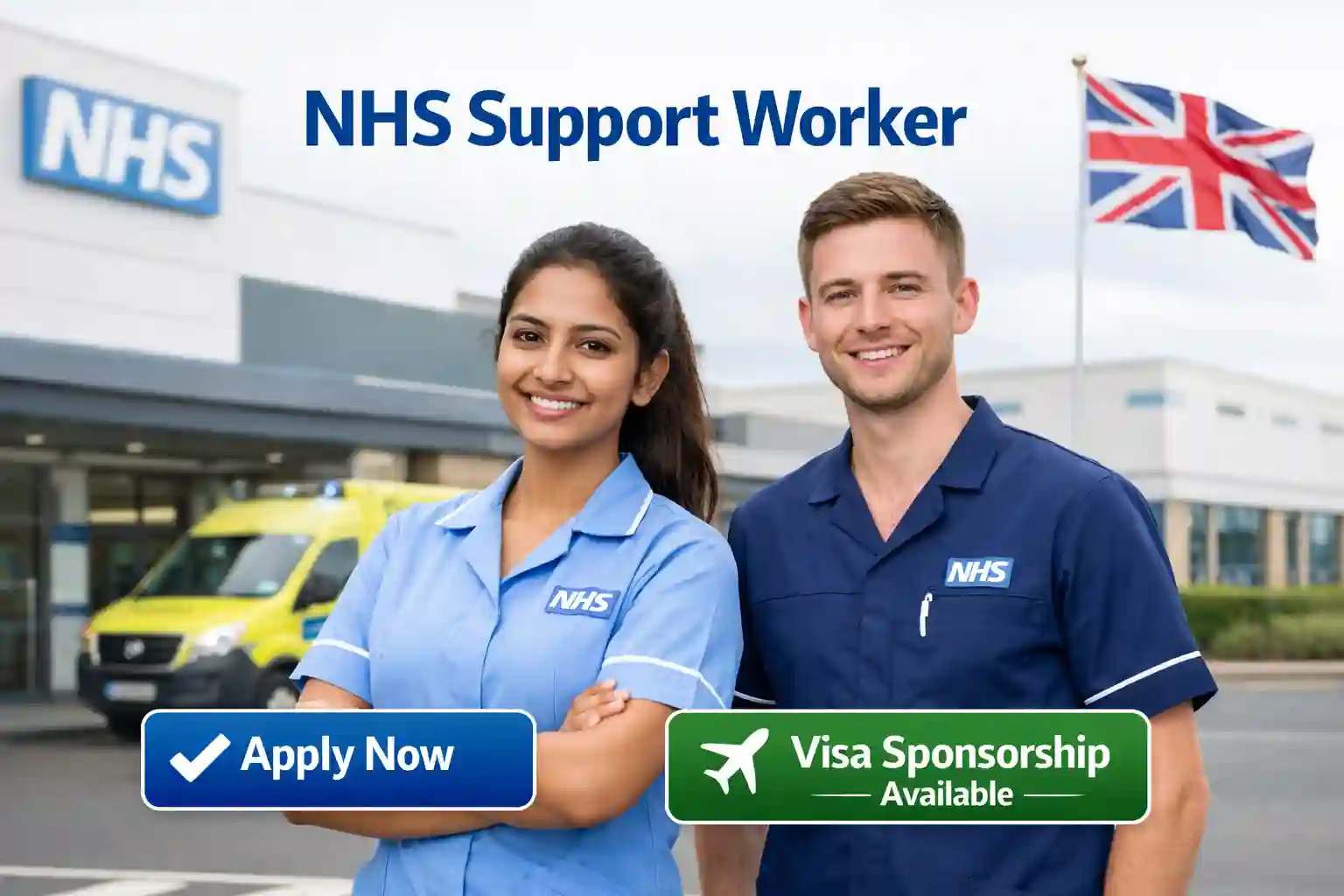 NHS Support Worker Jobs UK 2026 – Urgent & High-Demand Openings with Visa Sponsorship