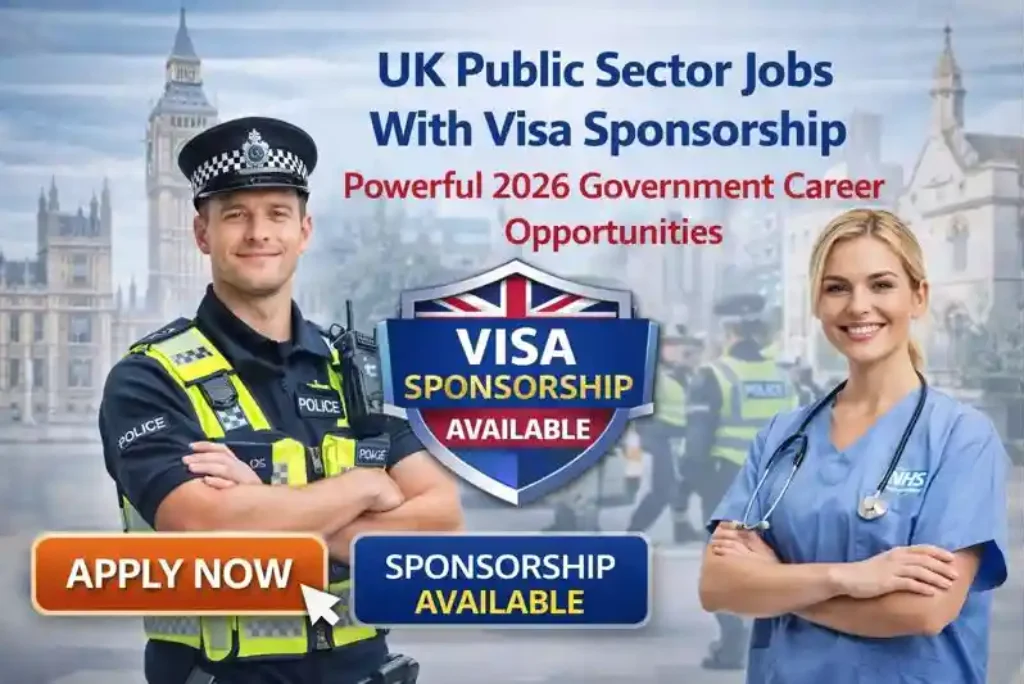 UK Public Sector Jobs With Visa Sponsorship | Powerful 2026 Government Career Opportunities