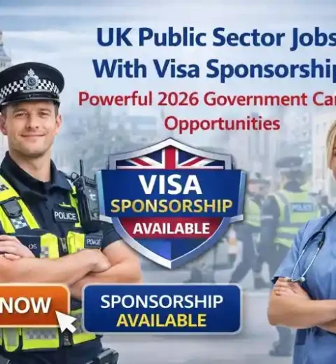 Latest UK Jobs with Visa Sponsorship 2026 | Powerful UK Visa Sponsorship Careers