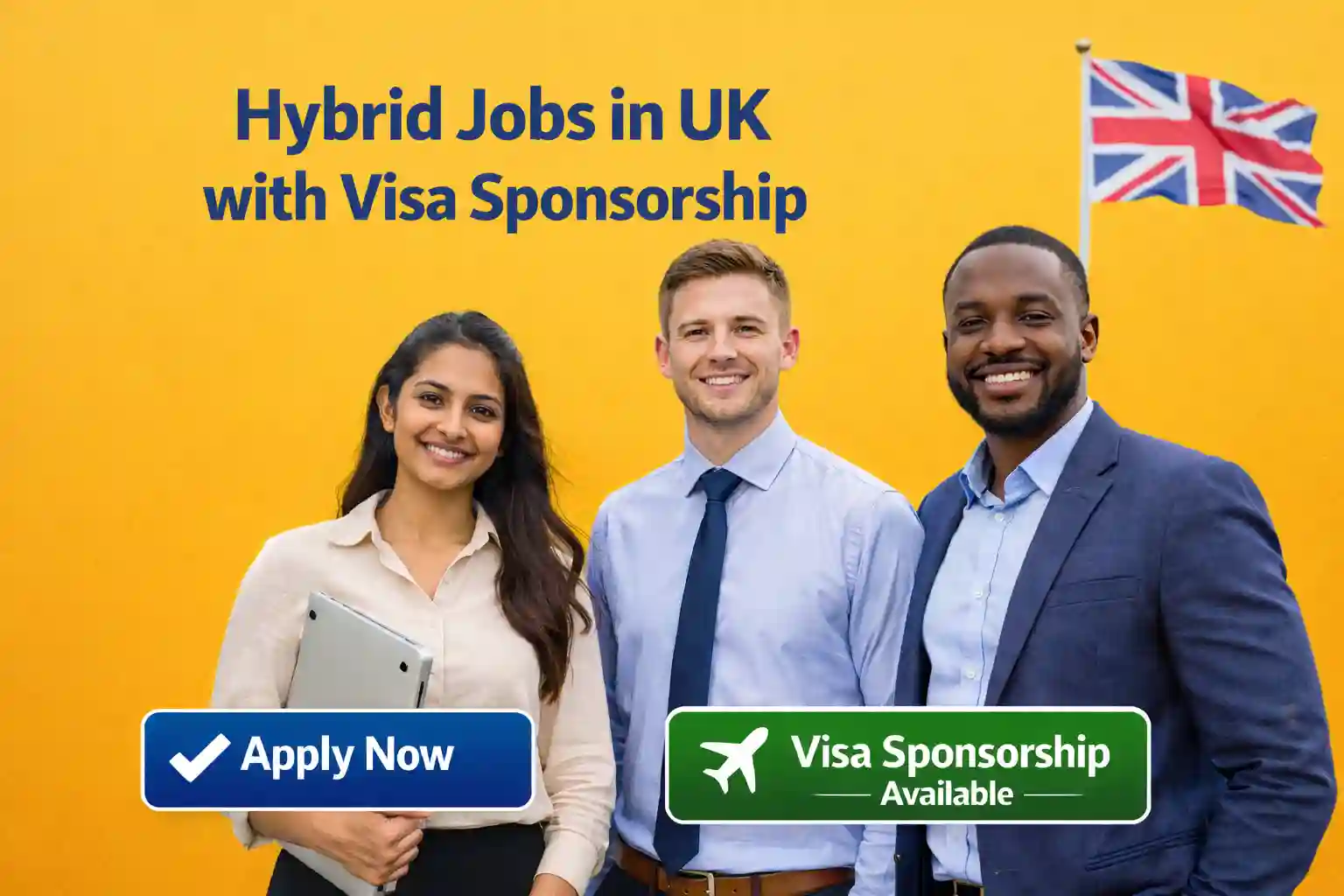 Hybrid Jobs in UK with Visa Sponsorship – Powerful 2026 Opportunities for Nigerians