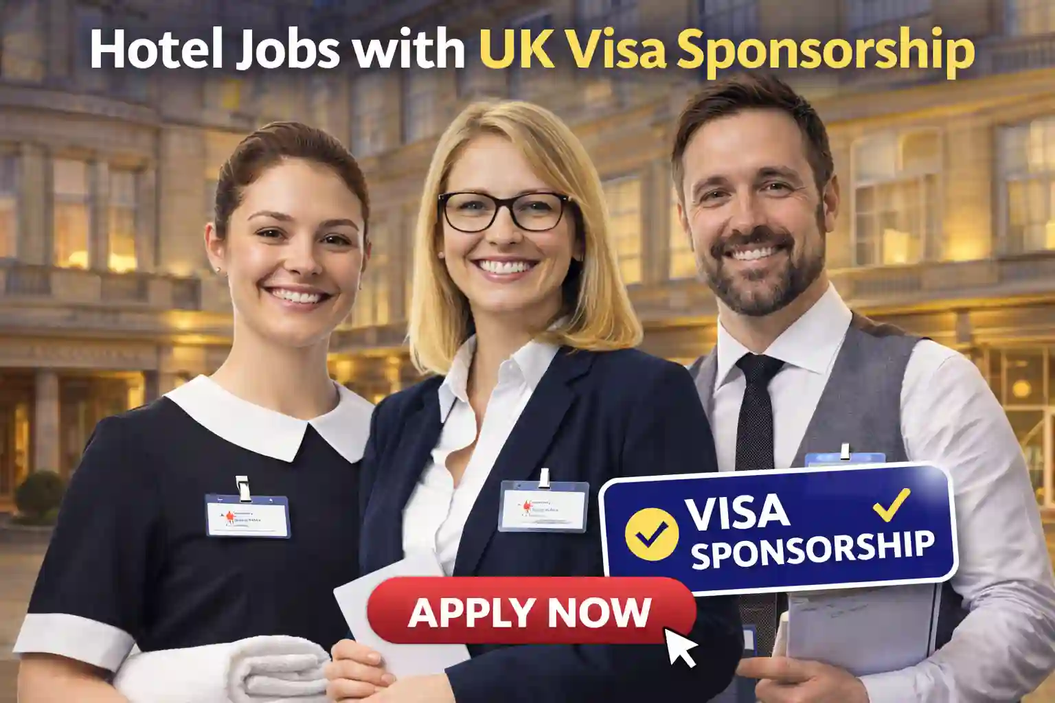 Hotel Jobs with UK Visa Sponsorship – High-Paying UK Hotel Vacancies with Sponsorship 2026