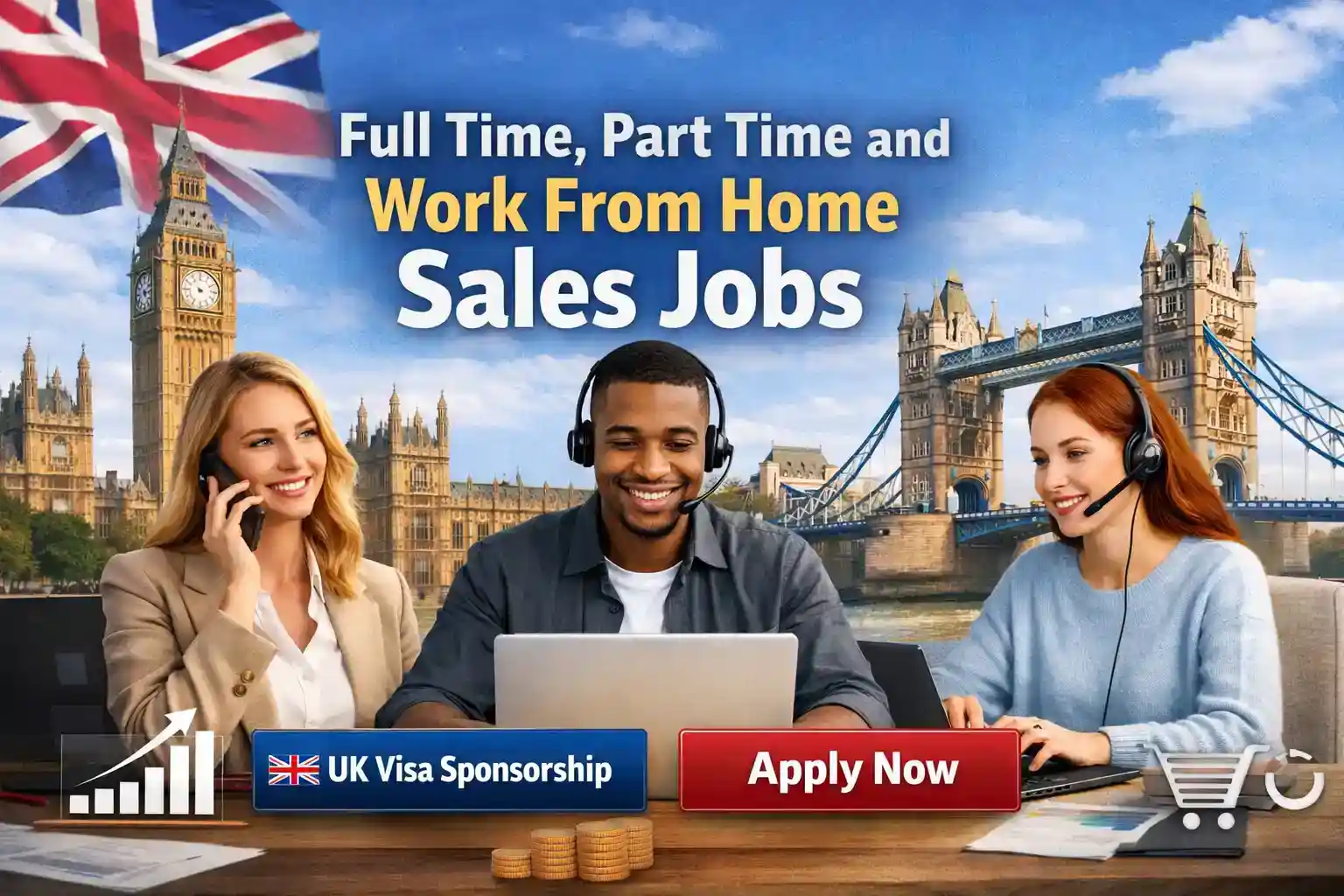 Full-Time, Part-Time & Work-From-Home Sales Jobs with UK Visa Sponsorship (2026)