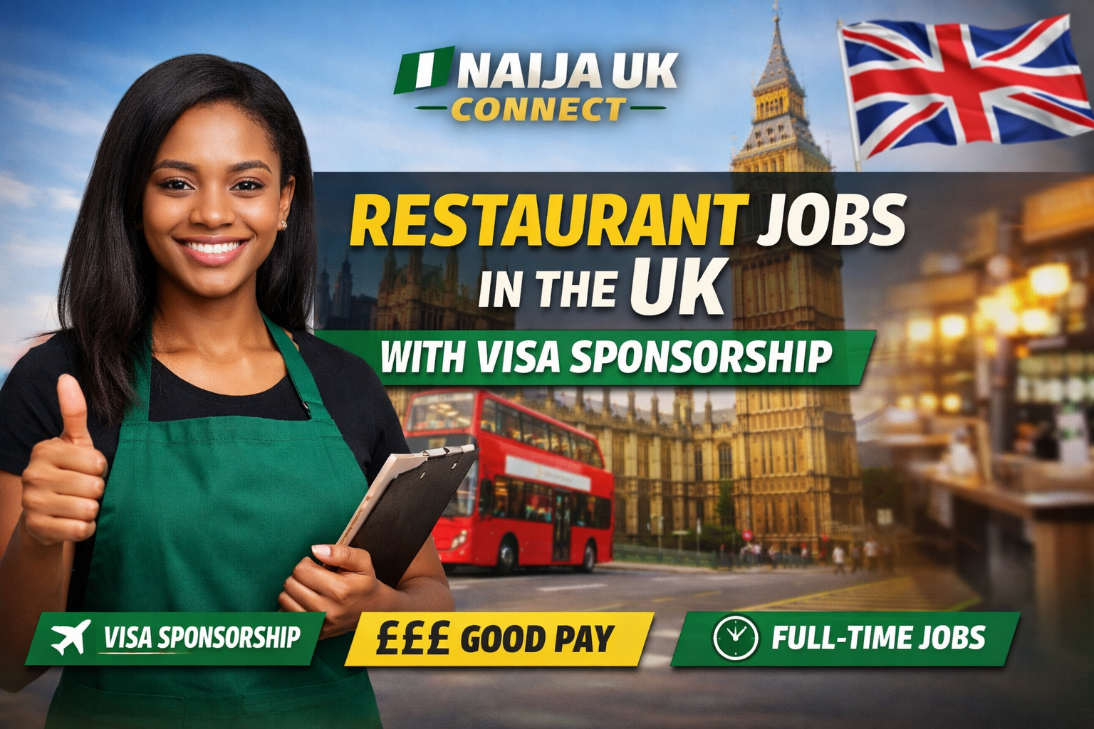 Latest Restaurant Jobs with Visa Sponsorship in the UK (2026) – Urgent Hiring