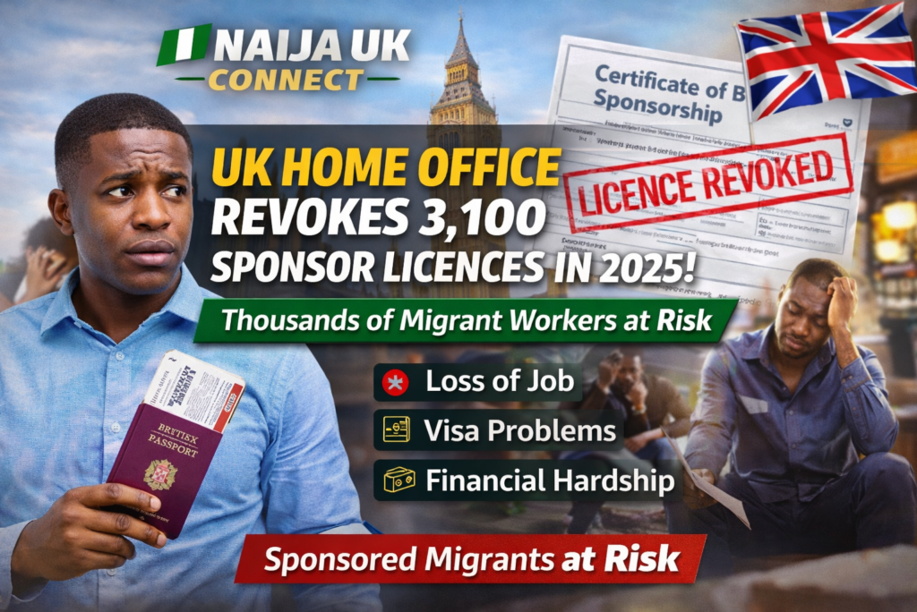 UK Home Office Revokes 3,100 Sponsor Licences in 2025 — What It Means for Migrant Workers in the UK