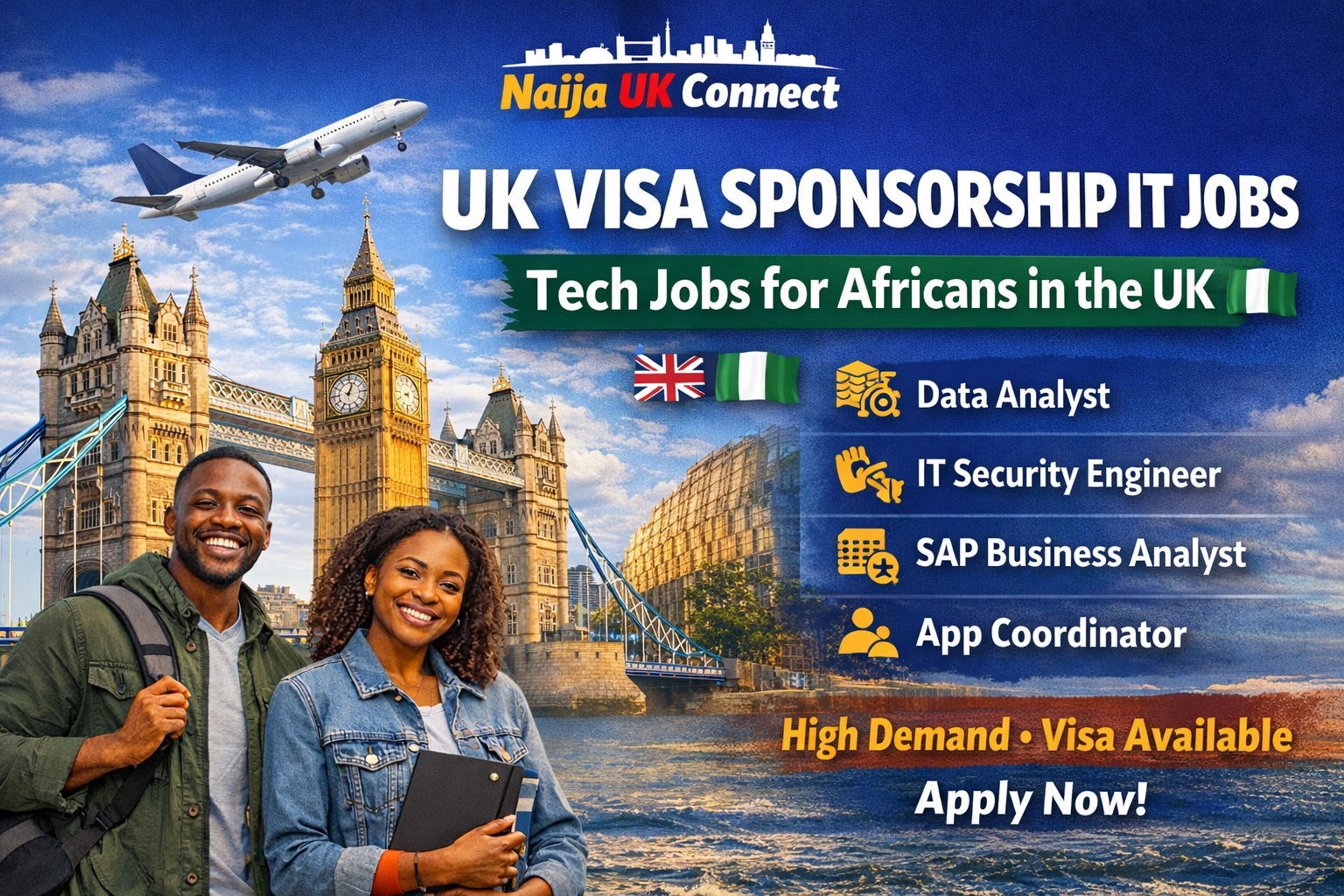 UK Visa Sponsorship IT Jobs 2026 – Tech Opportunities for Africans in the UK