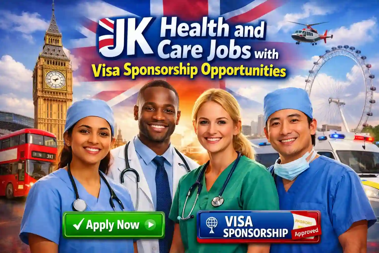 Latest UK Healthcare Jobs 2026 – Health and Care Roles with Visa Sponsorship Opportunities
