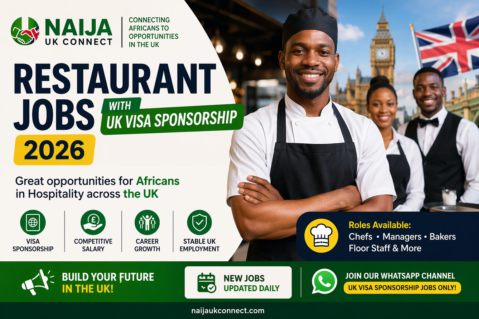Restaurant Jobs with Sponsorships: Hot Opportunities for Africans in the UK