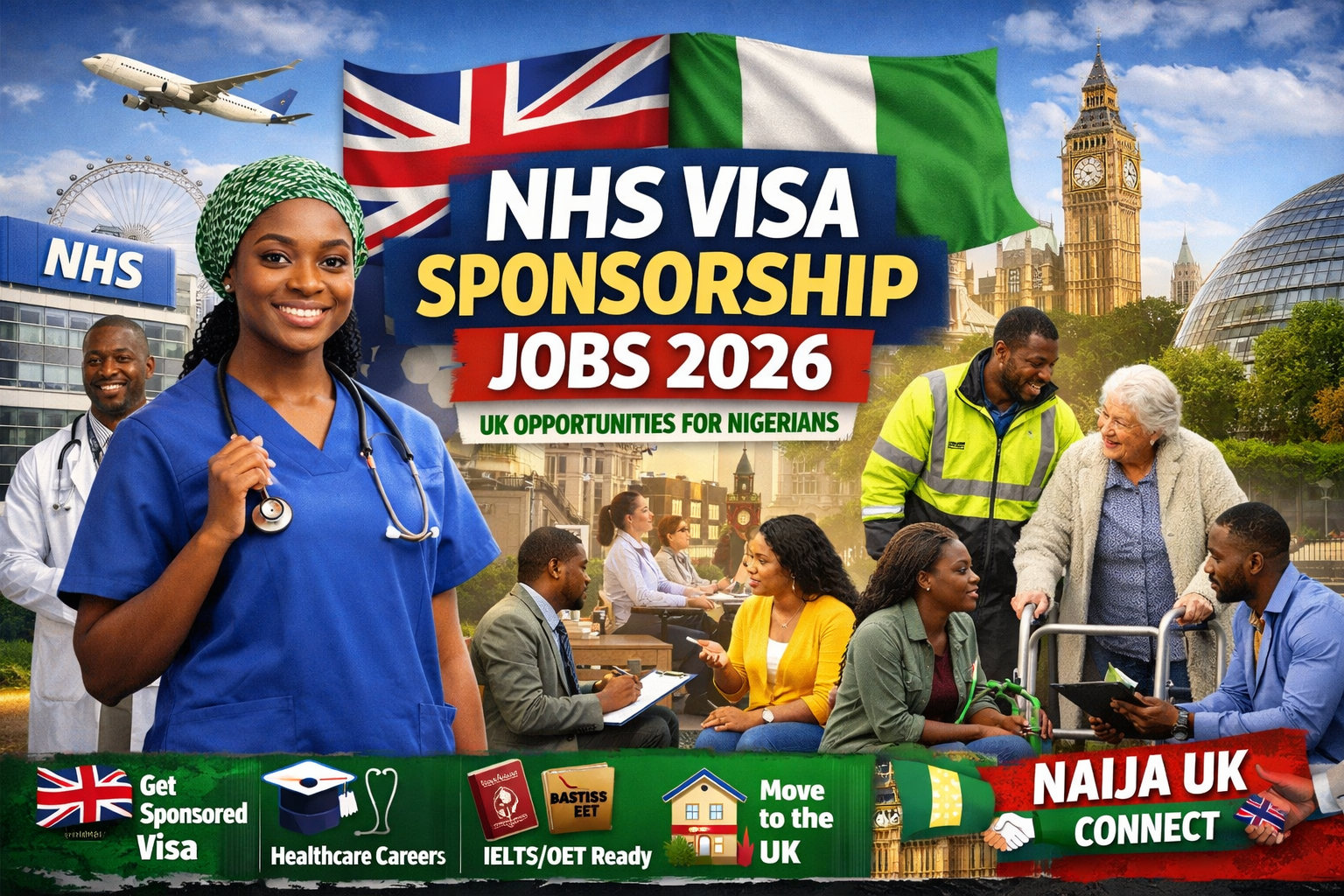 NHS Visa Sponsorship Jobs 2026 – Latest UK Healthcare Jobs with Sponsorship