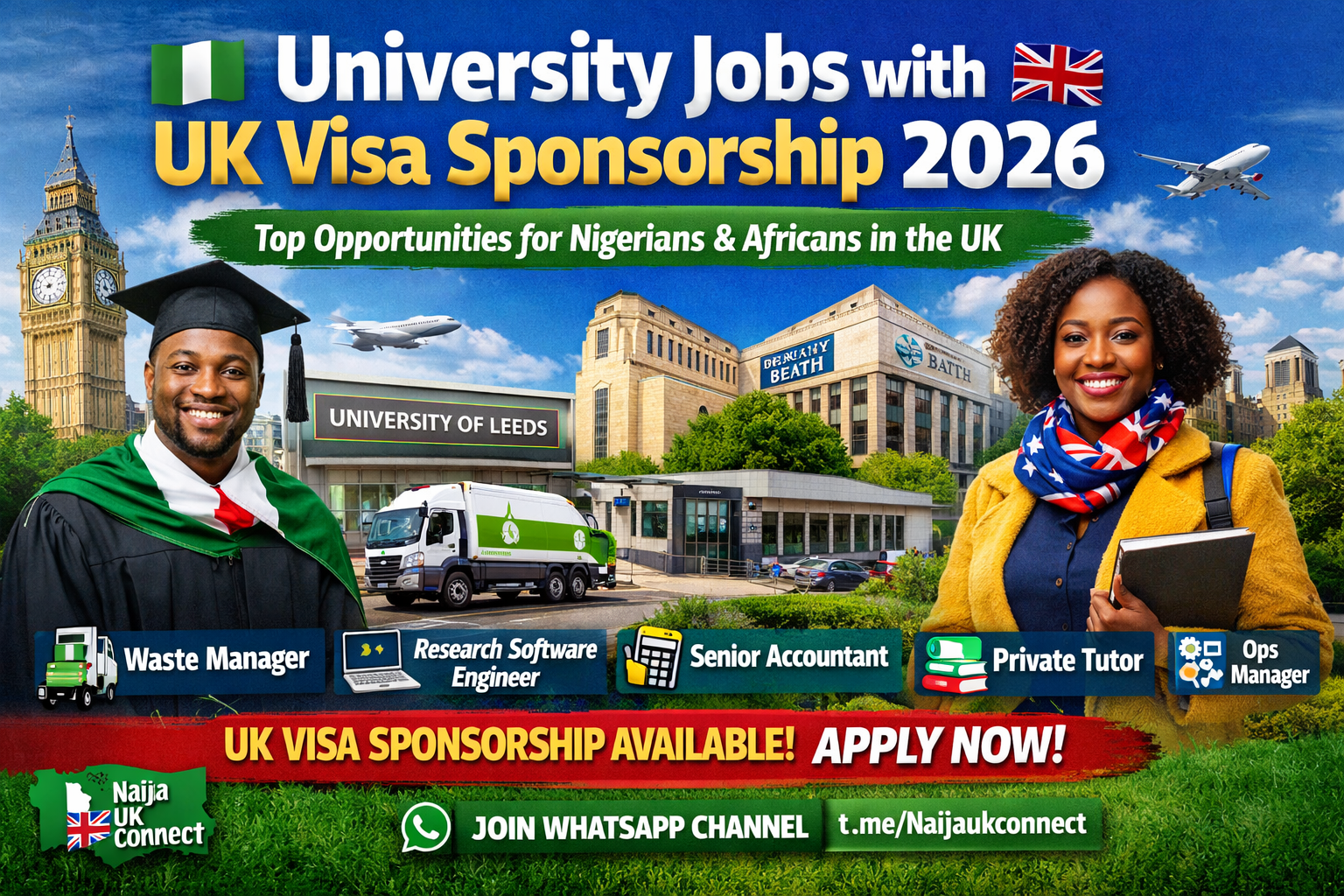 UK University Jobs with Visa Sponsorship (2026) – for Africans in the UK