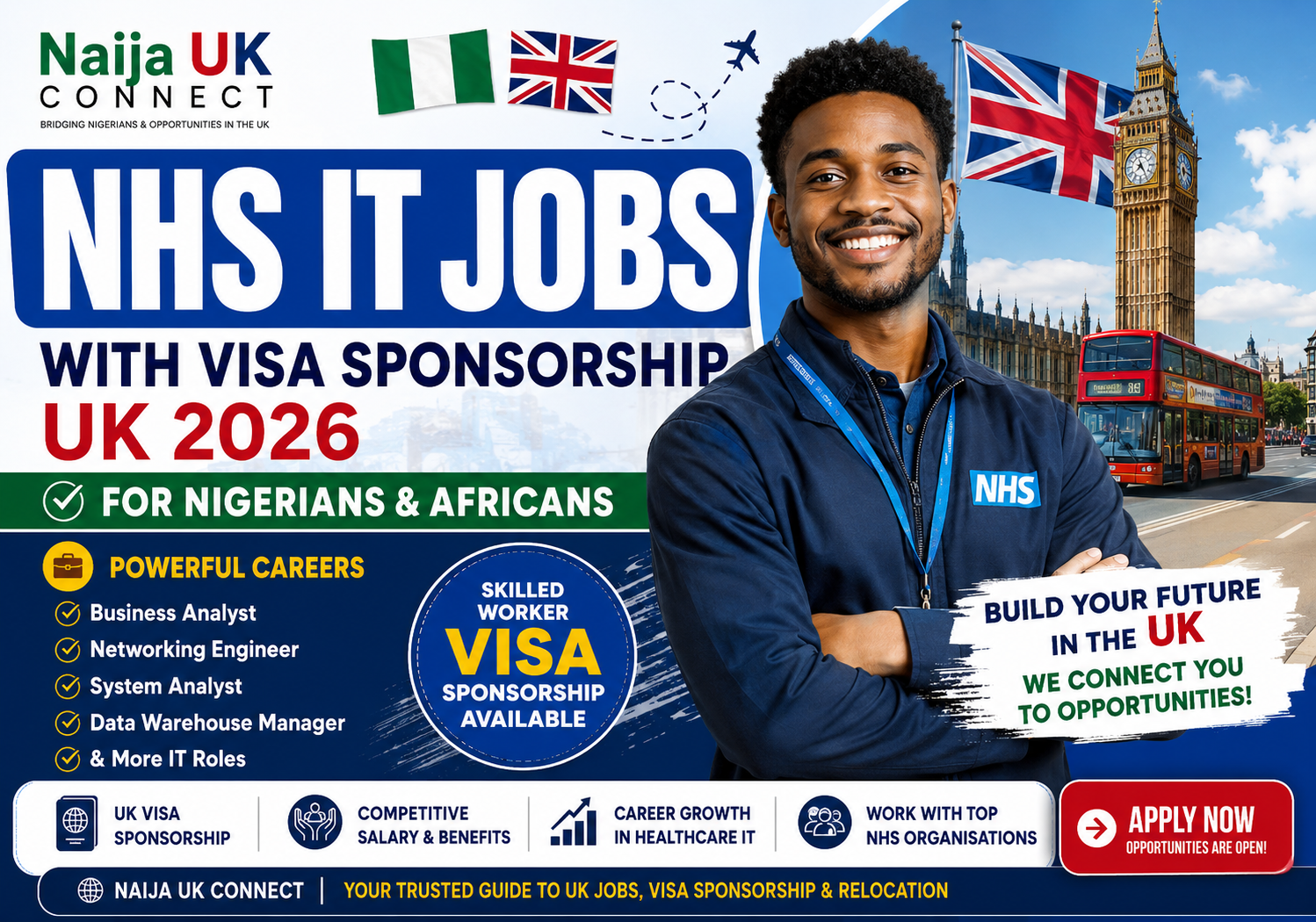 NHS IT Jobs with Visa Sponsorship in the UK 2026 – Opportunities for Africans