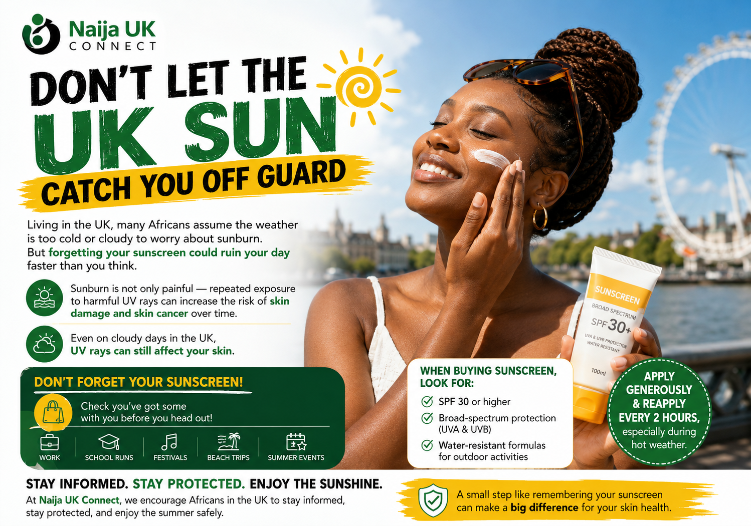 Don’t Let the UK Sun Catch You Off Guard