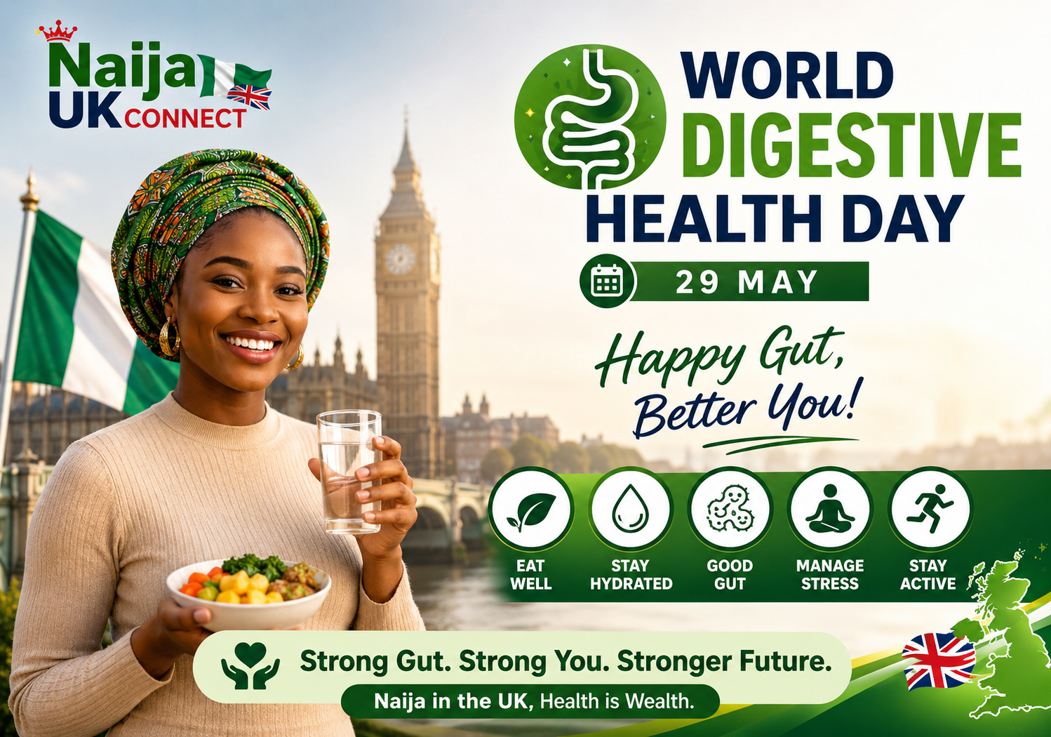 World Digestive Health Day 2026: Why Africans in the UK Should Prioritise Gut Health