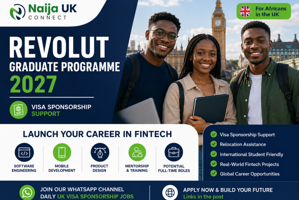 UK Graduate Programs 2027  Visa Sponsorship for Africans