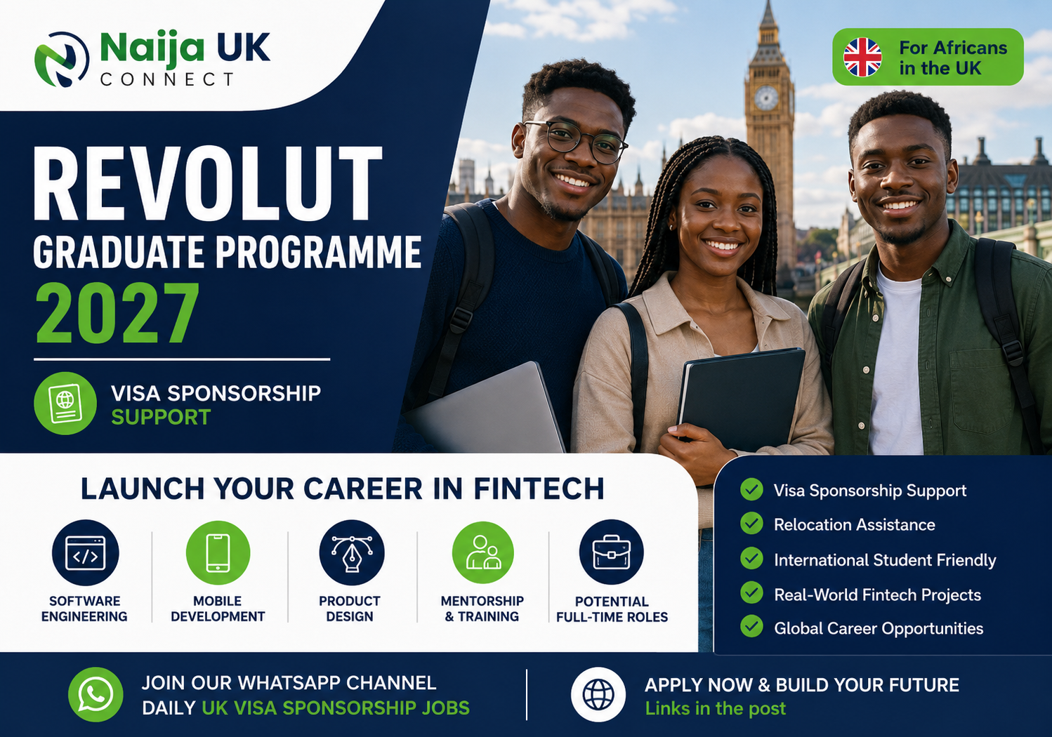 UK Graduate Programs 2027  Visa Sponsorship for Africans