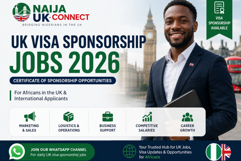 UK Visa Sponsorship Opportunities for Africans in the UK