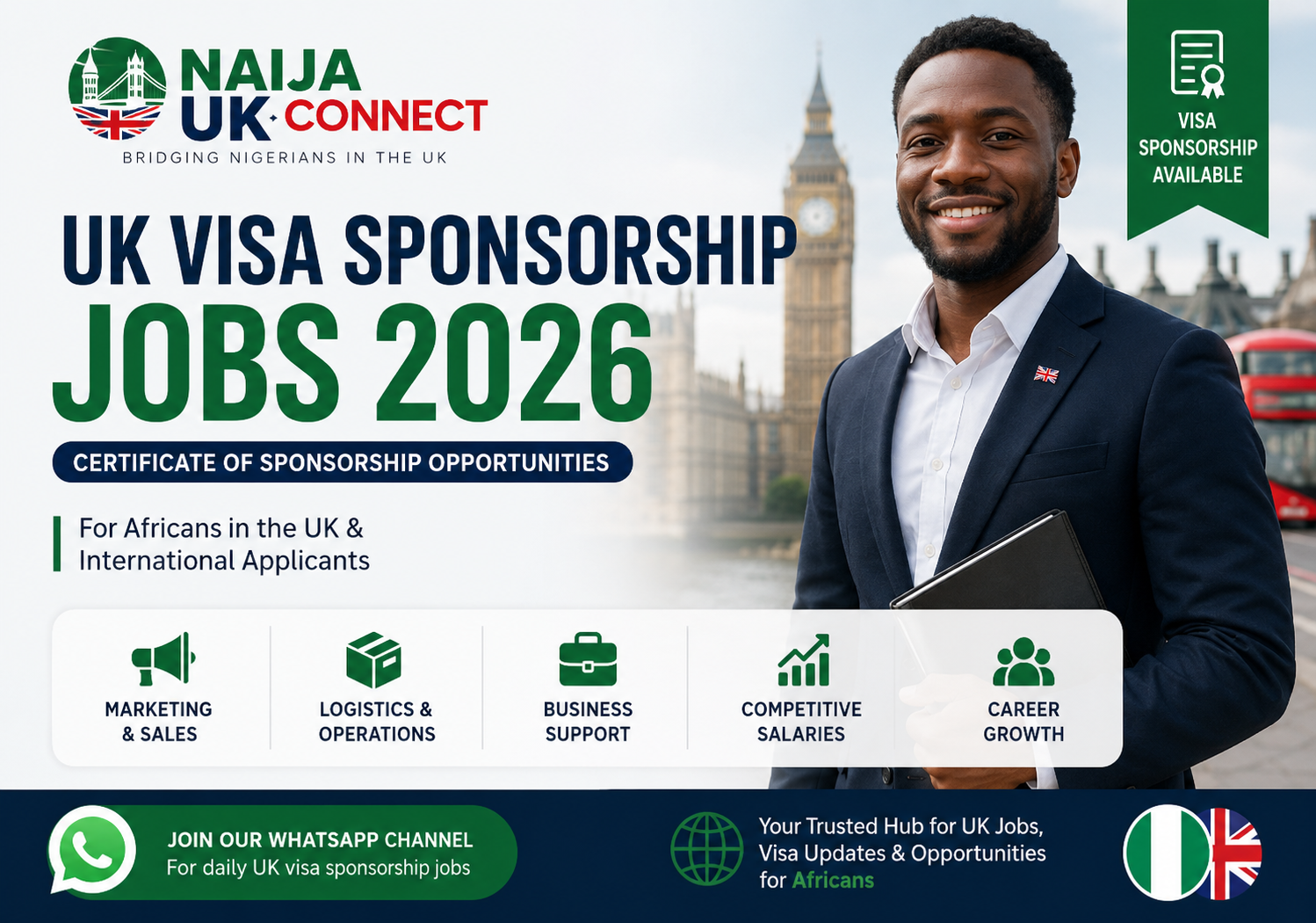 UK Visa Sponsorship Opportunities for Africans in the UK