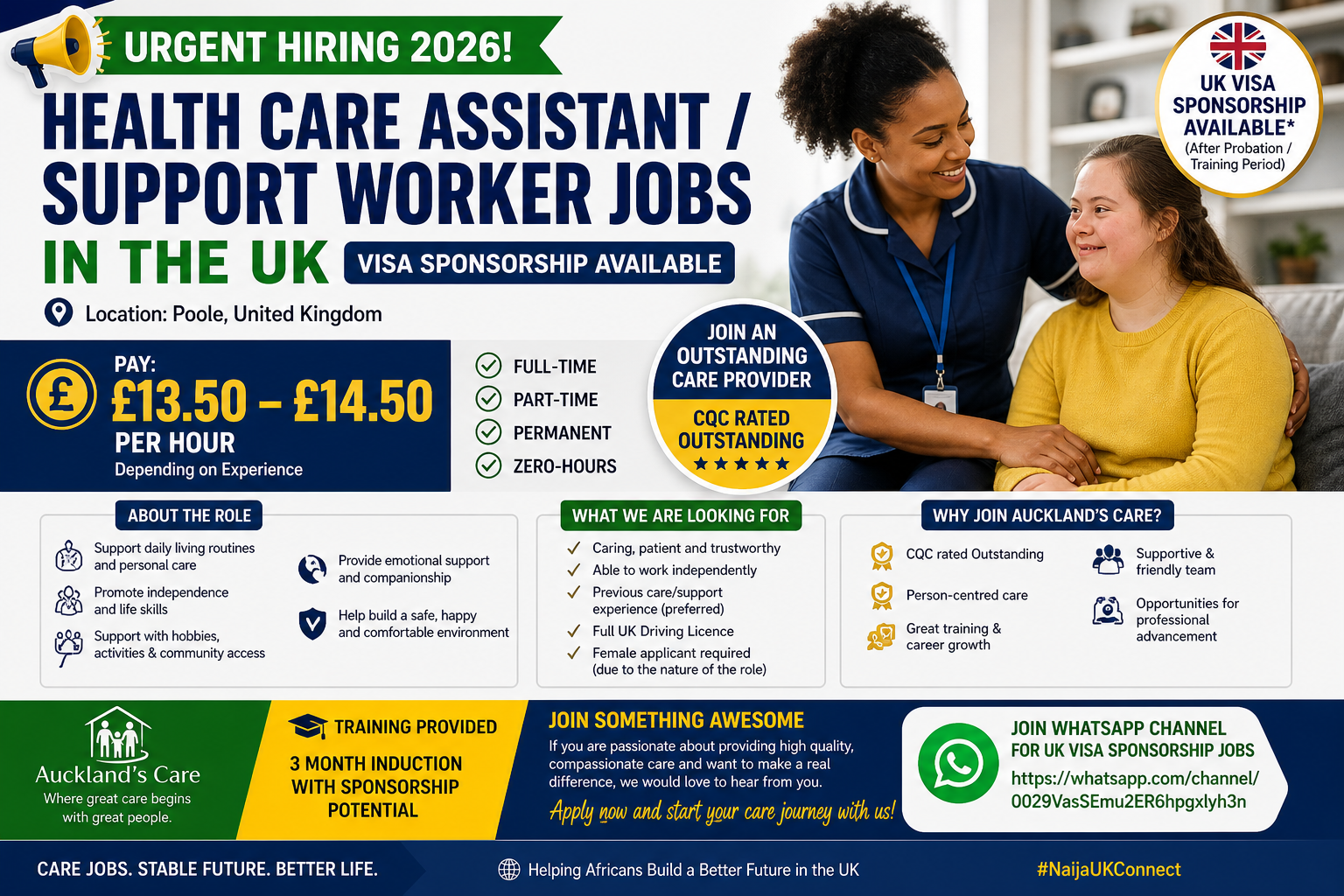 Health Care Assistant / Support Worker Jobs in the UK